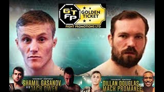 GTFP 7 - Golden Ticket Fight Promotions - Will Welch Vs Rhino Daley