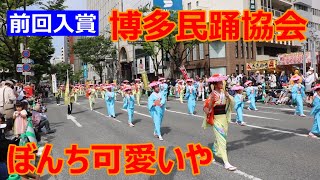 前回入賞！！博多民踊協会のぼんち可愛いや！！第62回博多どんたく港まつり！！