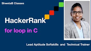 Hacker Rank Program- for loop in C