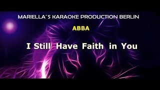 ABBA - I Still Have Faith In You Karaoke Version