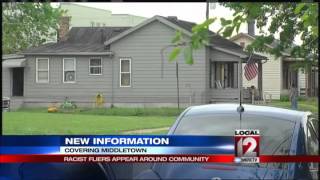 Racist fliers found in Middletown after arson