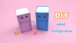 How to make paper Refrigerator /Origami refrigerator / Diy手工折纸迷你冰箱