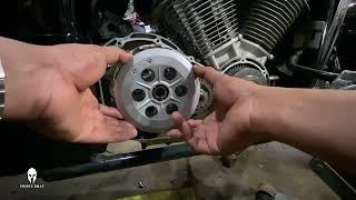 2003 Honda VTX-1800C Clutch inspection and replacement