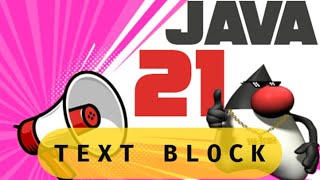 ☕🧱 Java 21 Text Block #minilesson