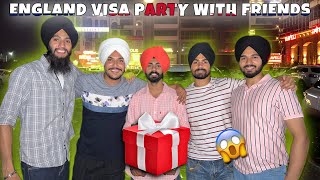 England Visa Party With FRIENDS 😱 Funny Gift