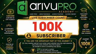 LIVE Subscriber Count | ArivuPro Academy Journey to 100K 🚀