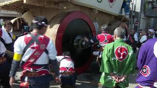 2019 05 04・05 石川県七尾市　青柏祭　でか山  府中町　仙対橋より　その４ 4 2