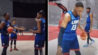 Kevin Durant CALLS OUT Bam Adebayo During Olympics Practice For Not RESPECTING Rule of Basketball