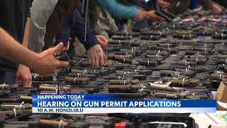 HPD is set to hold a public hearing to discuss firearm permits and licenses