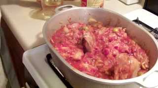 How to Make Italian Chicken Cacciatore Sicilian Style Part1