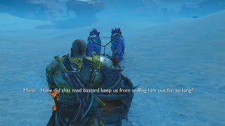 Mimir Is Upset For Not Seeing Odin Being Fake Tyr Entire Time - God Of War: Ragnarök