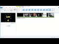 windows movie maker importing files saving as project and as movie