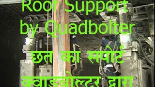 Roof Support by Quad Bolter