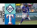 Rays vs Rangers (10.03.2023) AL Wild Card TODAY GAME 1 Highlights | MLB Postseason 2023