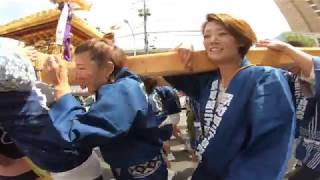 令和元年  　町田天満宮　例大祭　本社神輿立派な渡御です　「生」。