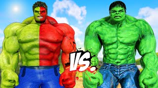 RED-GREEN HULK VS THE INCREDIBLE HULK - SUPER EPIC BATTLE MOVIE
