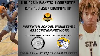 #1 seed Florida Sports Coast vs #3 seed SFA Academy