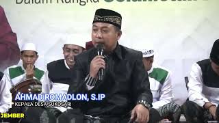 SAMBUTAN KEPALA DESA SUKOSARI, AHMAD ROMADLON, S.IP ~ SELAMETAN DESA SUKOSARI