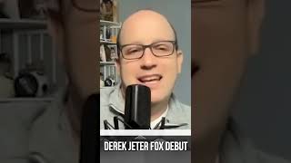 Derek Jeter’s debut on Fox Sports’ MLB pregame show baseball ⚾️ #shorts