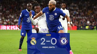 Real Madrid 2-0 Chelsea | QF 1st Leg Highlights | Champions League