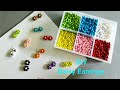 Daisy Earrings simple, belajar membuat anting untuk pemula, beaded jewelry tutorial for beginners