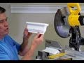 How cut a square dead end on the end of a crown molding run by Creative Crown How cut a square dead end on the end of a crown molding run by Creative Crown