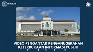 VIDEO PENGANTAR PENGANUGERAHAN KETERBUKAAN INFORMASI PUBLIK