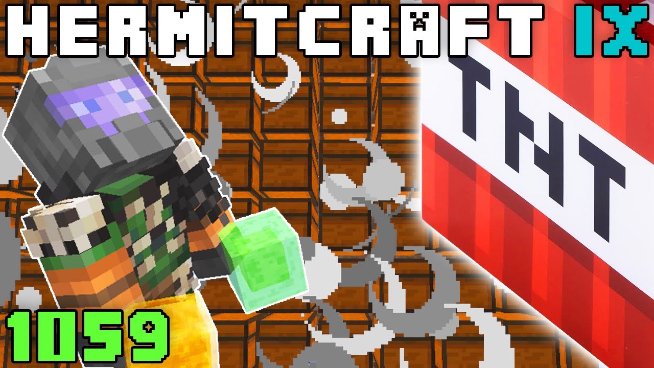 Hermitcraft IX 1059 Storage Overkill Through Explosive Means!