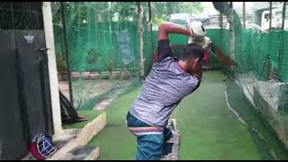 Back to mumbai|Sarfaraz khan brother Musheer khan practicing at home|with father and brother moin