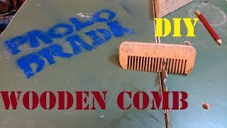 Wooden comb DIY