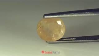 Yellow Sapphire | Pukhraj Stone | 4.85 carat | GRYS00042