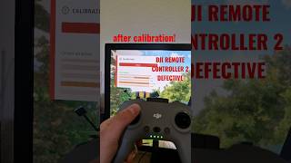 DJI FPV REMOTE CONTROLLER 2 DEFECTIVE Gimbal yaw throttle deflection faulty #dji #fpv 😔