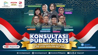 Konsultasi Publik 2023 dalam Rangka Penyusunan RPJMN 2025-2029 dan RKP 2025