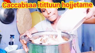 Irbaata caccabsaa itittuudhaan hojjedhee🍲🍜🍛🍴🥄