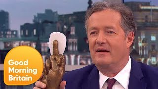 Piers Morgan ACCEPTS His 'Villain of the Year' Award! | Good Morning Britain