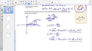 SPH3U 2.2 Motion in two dimensions: Algebra