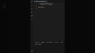 Default 🎯 Parameters in Python in 30 Seconds! Python Functions | #learn #code #learning #python