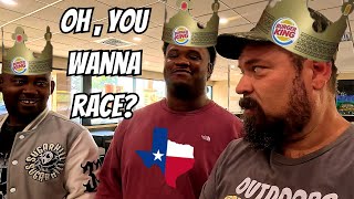 Earthling Vs Me Burger King Oak Cliff Dallas Texas