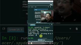 bitwise right shift operator in python #shorts #bintuharwani #pythontutorial #pythonlearning #python