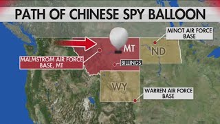 Tracking the suspected Chinese spy balloon