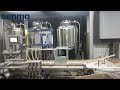 senmo 4 head atmospheric beer can filling line for microbreweries.