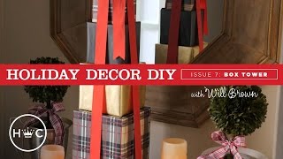 DIY Holiday Entryway Décor