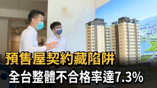 預售屋契約藏陷阱　全台整體不合格率達7.3%－民視新聞