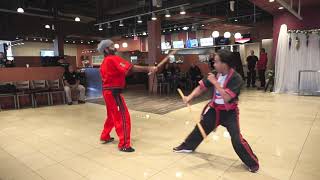 Datu Shishir and Sam 2019 FMA modern Arnis Demo in Ontario