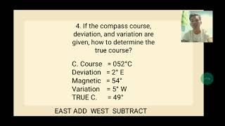 Variation, Deviation and Compass Error