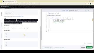 HackerRank Problem -3 Solution | Java Stdin and Stdout |