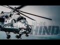 Mi-24 Hind Attack Helicopter in Action