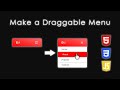 Make a Cool Draggable Menu with HTML, CSS & JavaScript