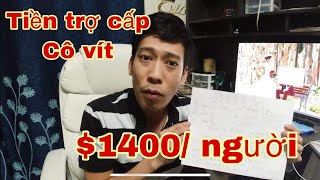 Tiền trợ cấp đợt 3: ($1400/ người) dân mỷ reo hò vì đông con😜