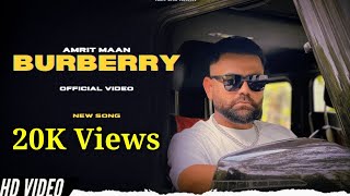 Burberry (Lyrical) | Amrit Maan Ft Shipra Goyal | XPENSIVE | Latest Punjabi Song 2023| Adeel Munna